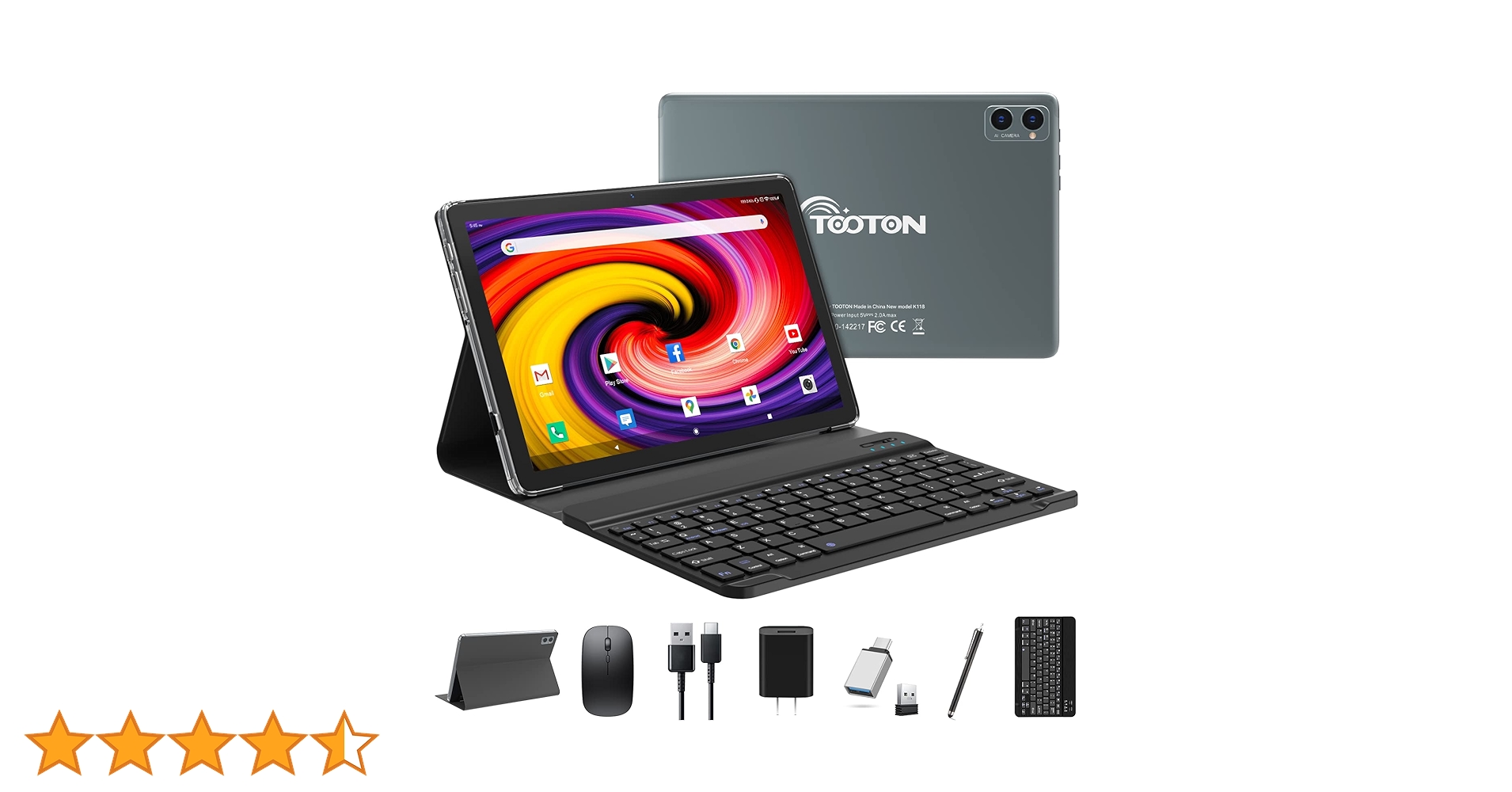 ❤2023最新タブレット8コア タブレット 10㌅ 8GB+128GB+1TB Amazon.co.jp: 【最新タブレット8コア】Kinstone タブレット 10